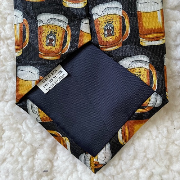 Steven Harris Beer Mug & Tommy Bahama Tropical Cocktail Drink Tie Set - Picture 3 of 6